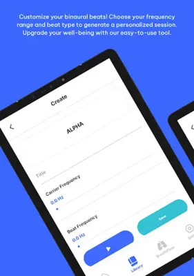 Binaural Healing Beats android App screenshot 1