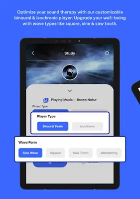 Binaural Healing Beats android App screenshot 2